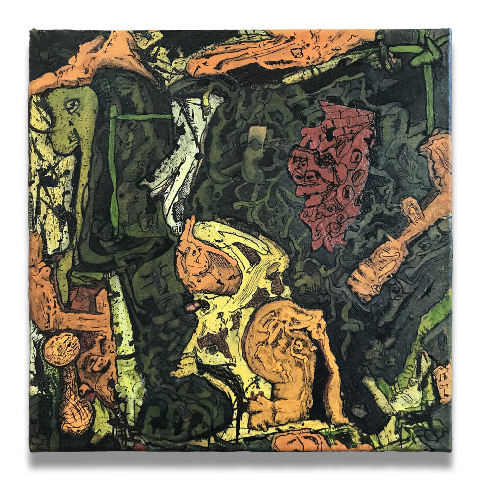 Dave Shulman - Pirates (Sam McDougal’s Cavern), 12 × 12 inches.