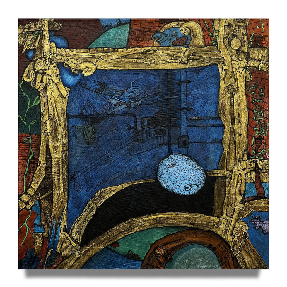 Dave Shulman - The Basted Studge of Lord Cramby, 20 x 20 inches.