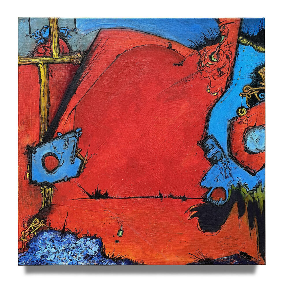 Dave Shulman - Meadow, 20 x 20 inches.