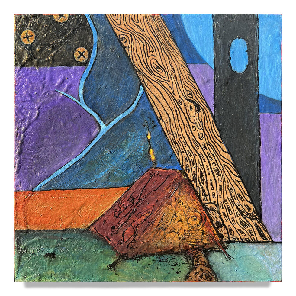 Dave Shulman - Boots, 6 x 6 inches. ●