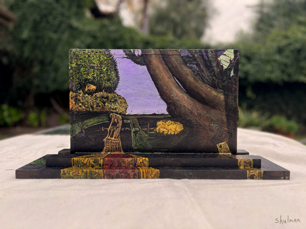 Dave Shulman - Elbow Room (Mt. Wilson), 11 × 22 × 5 1/2 inches.