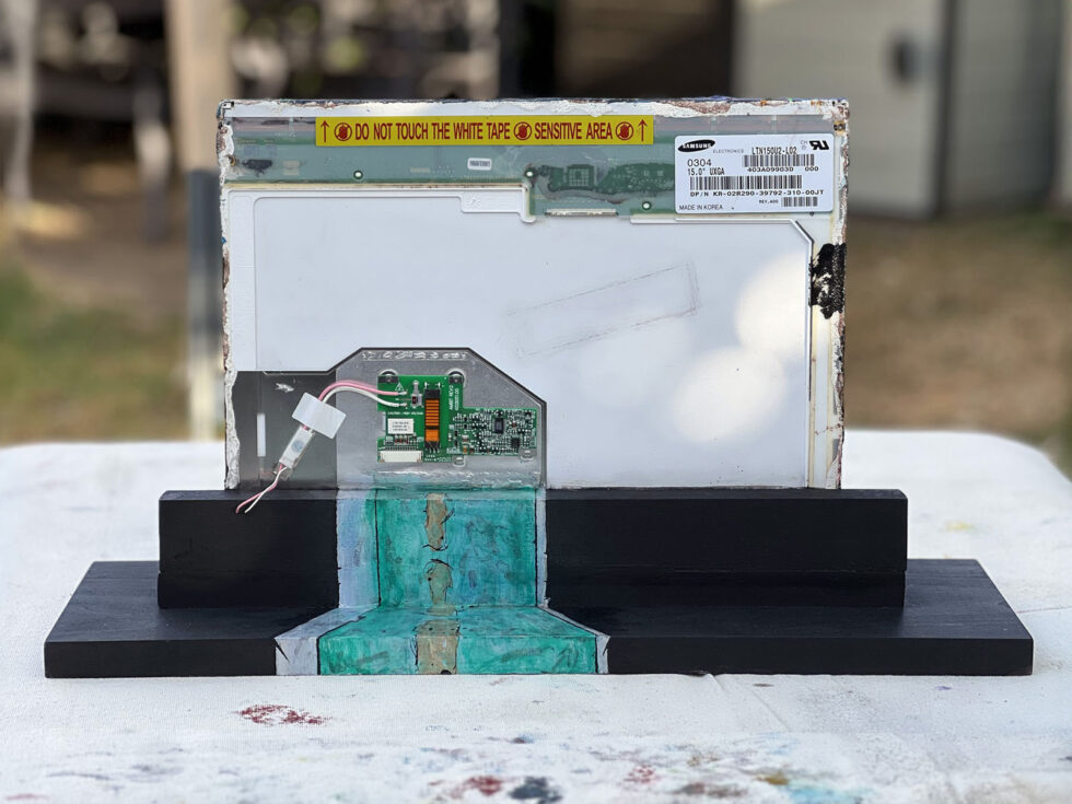 Dave Shulman - Expatriates (Green Acres), 11 1/4 × 19 × 5 1/2 inches.